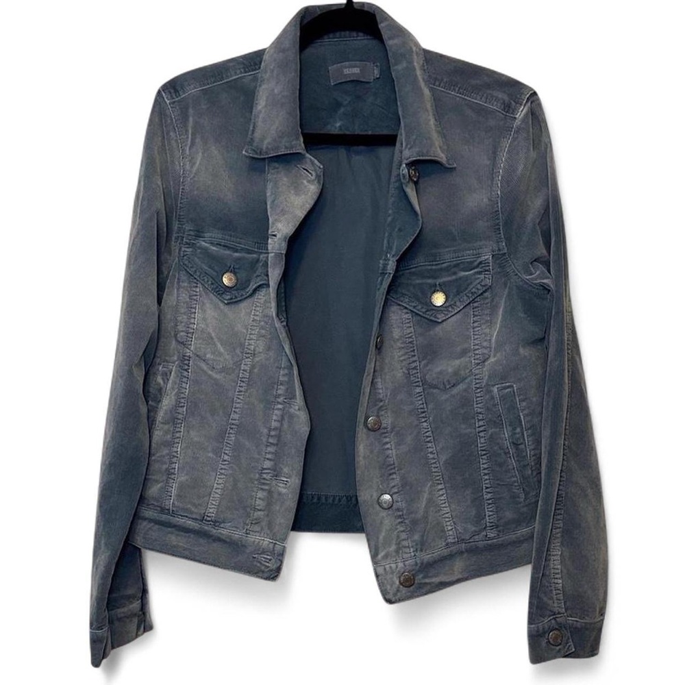 NWT CLOSED TWIST Women’s Casual Preppy Blue Corduroy Denim Jacket — LARGE - Picture 4 of 7